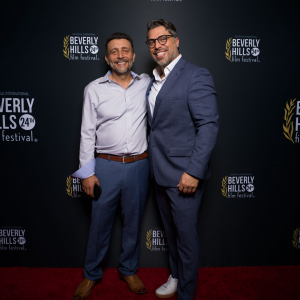Festival Founder Nino Simone and Producer Adam Ottmar Closing Night at the 24th Annual International Beverly Hills Film Festival