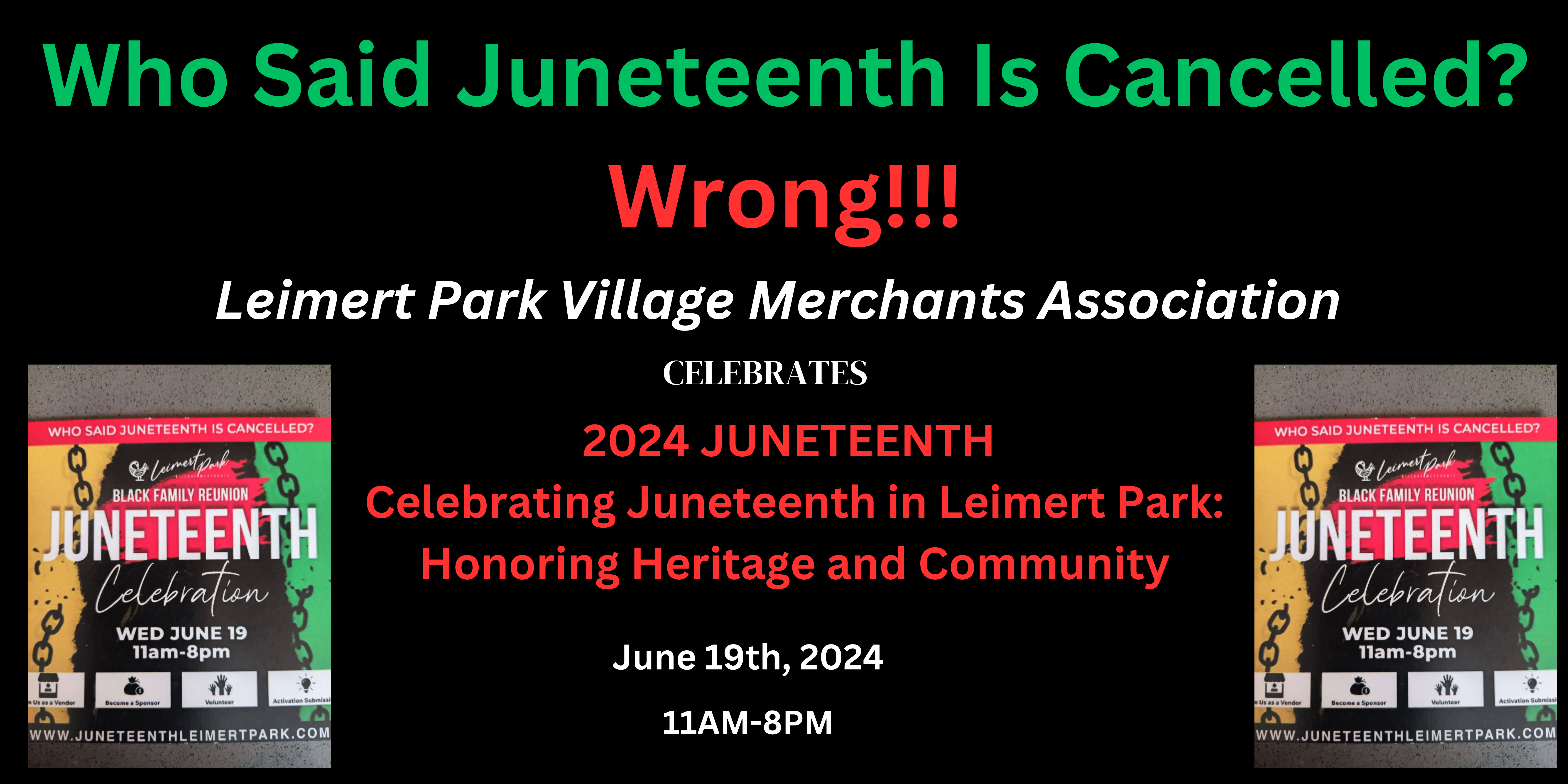 Who Said Juneteenth Was Cancelled? Wrong!